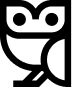 Owl mark, eyes closed